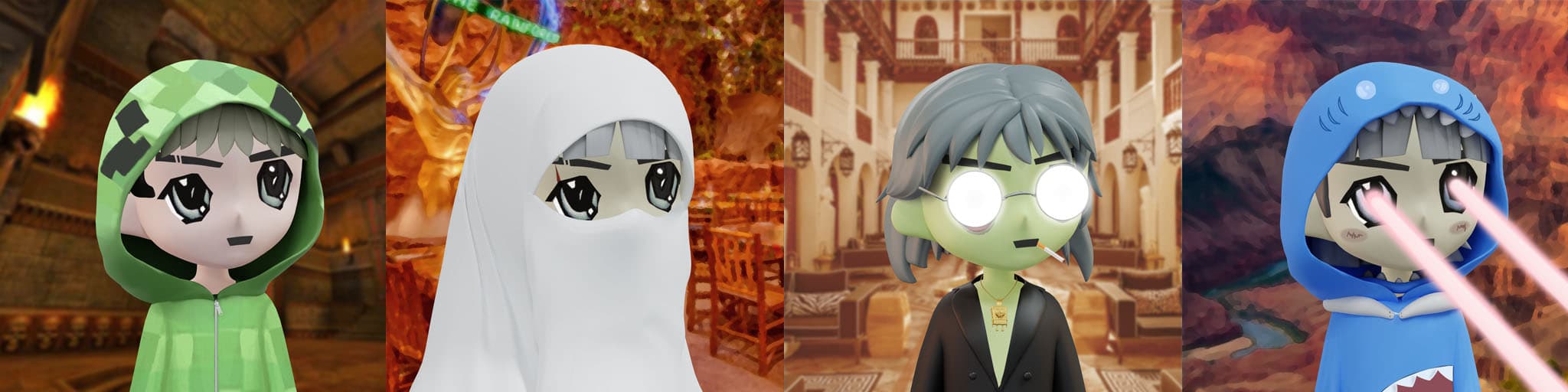 Redacted Remilio Party banner