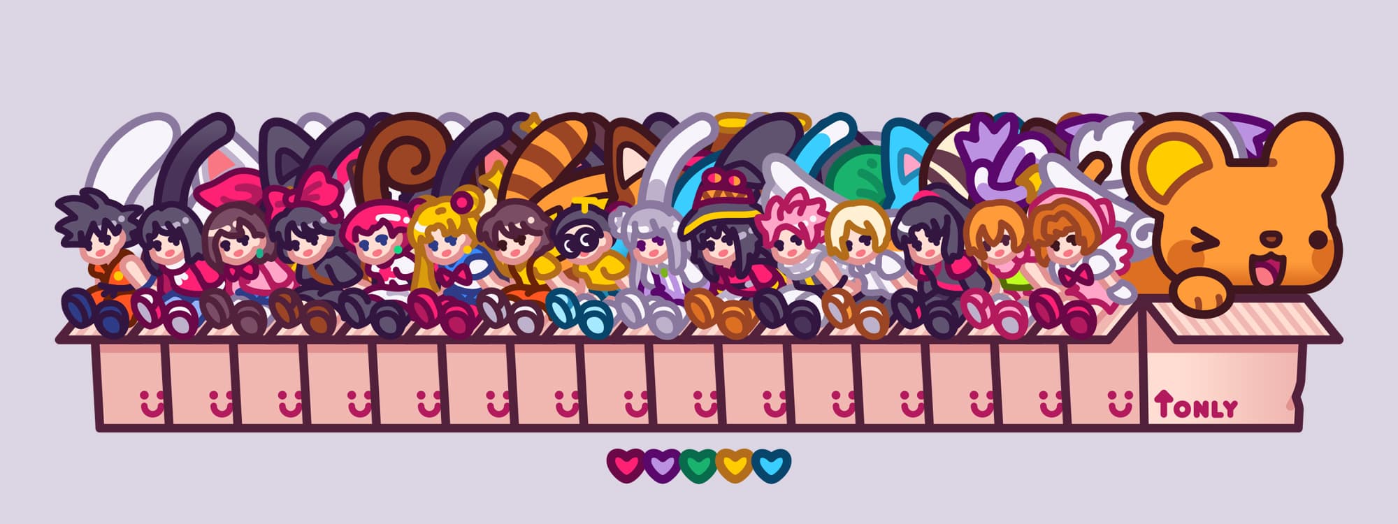 cat in the box banner