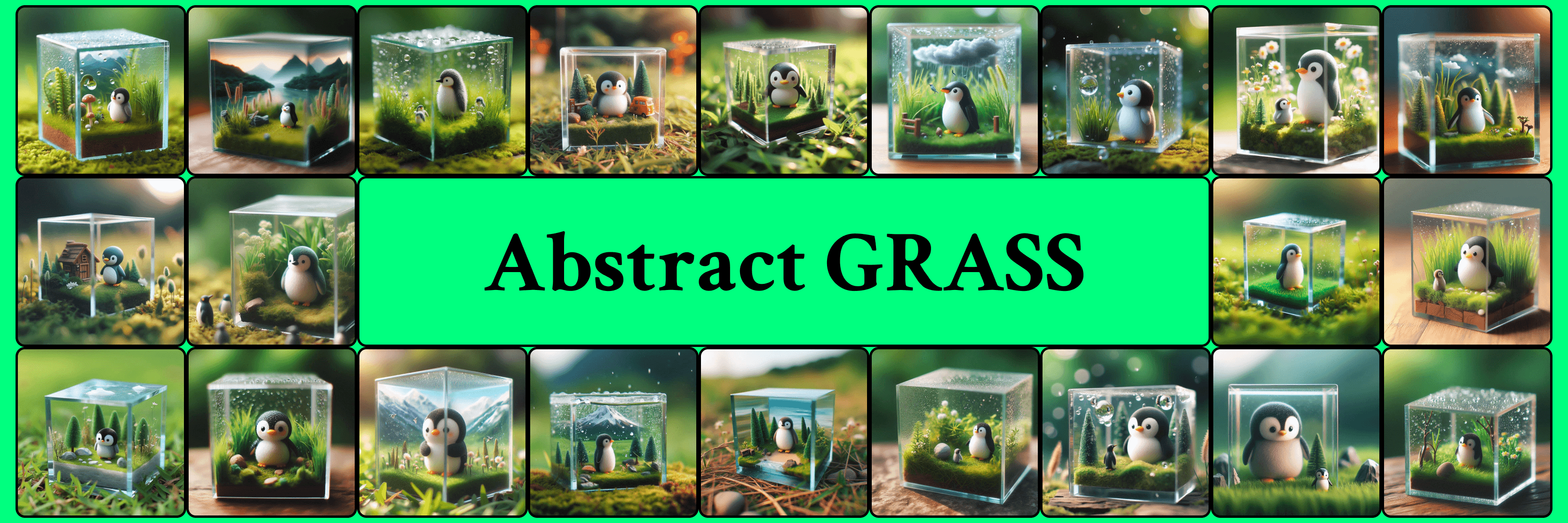 Penguin Cubes. banner