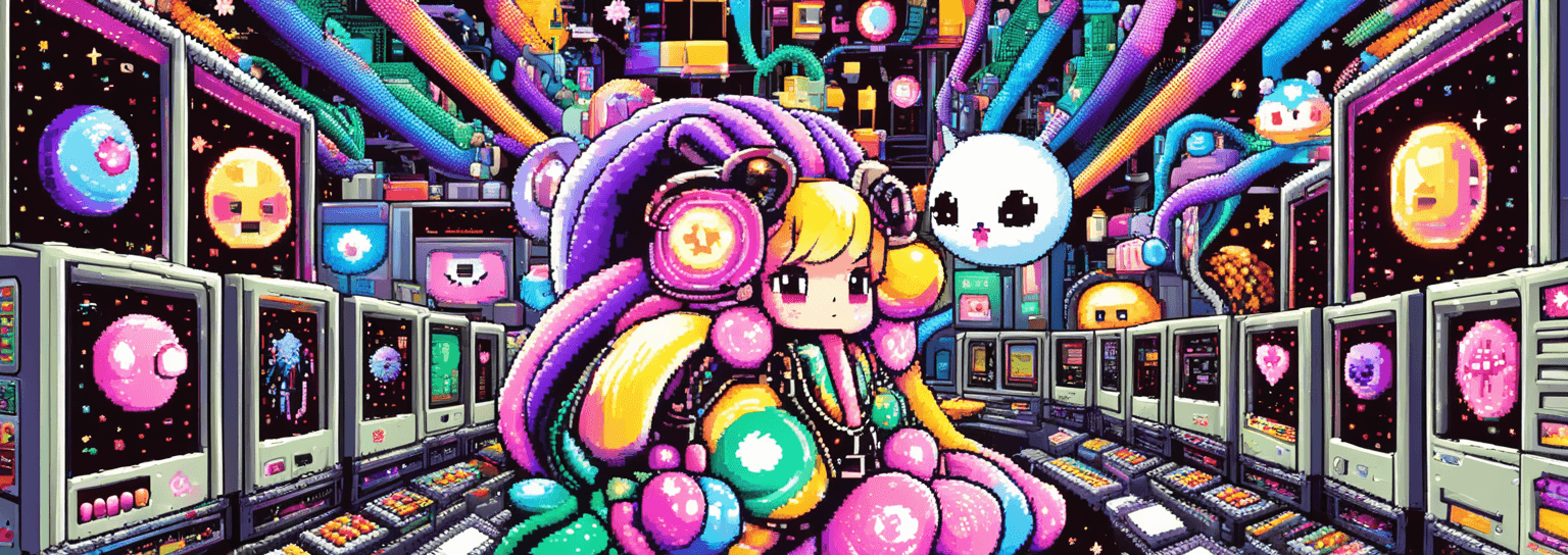 kawaii user interface banner