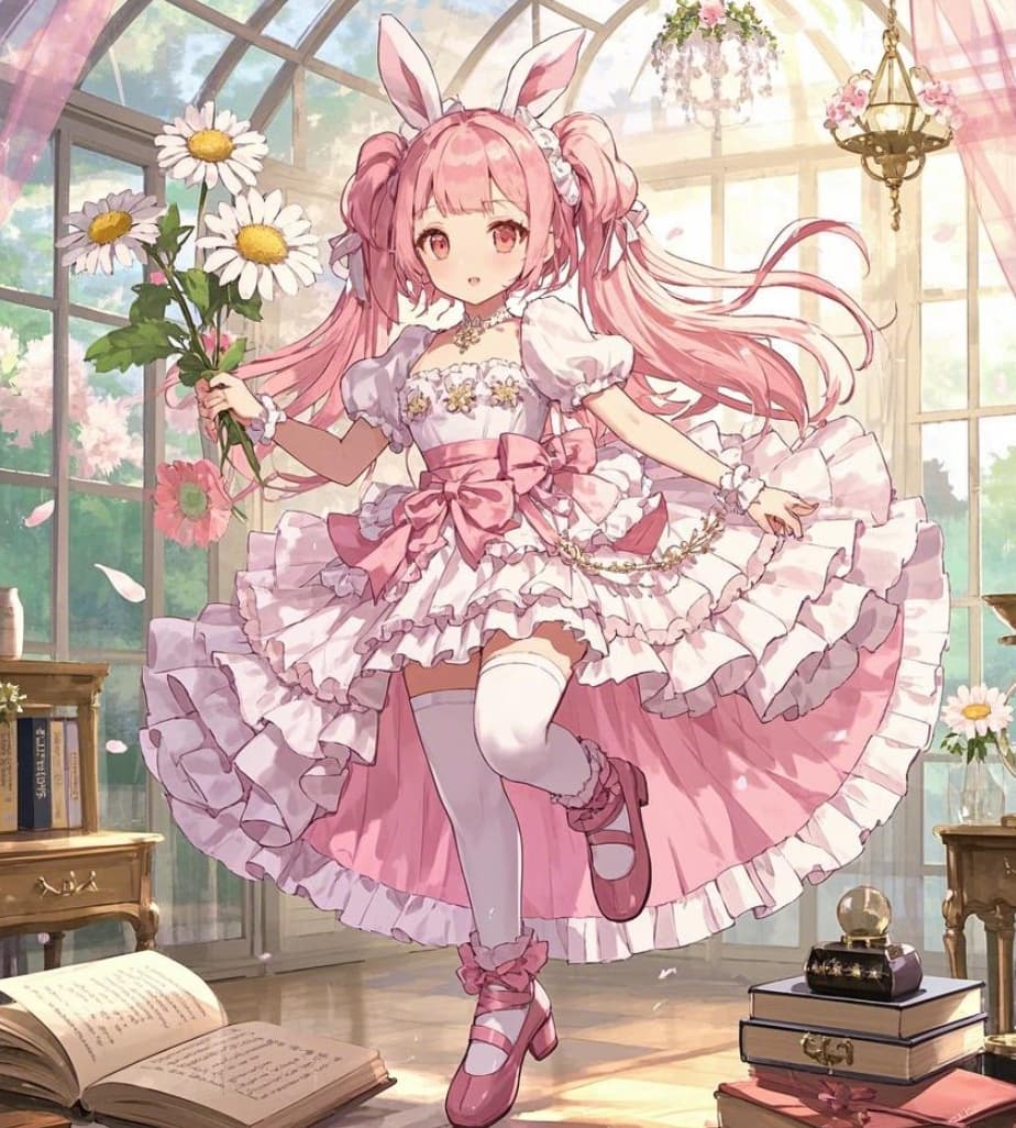 Sakura powder banner