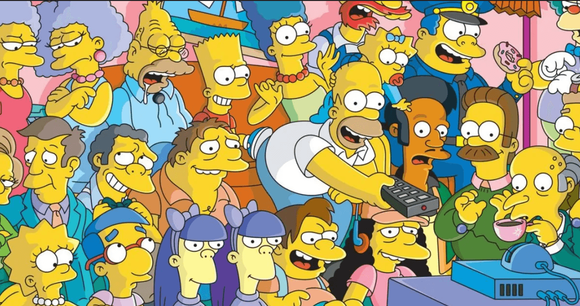 The Simpsons banner
