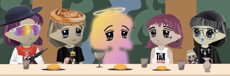 milady of peace banner