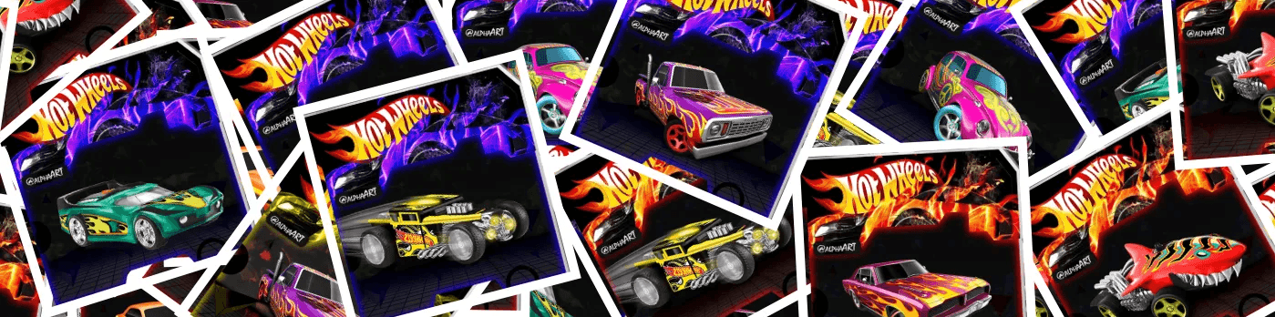 Crypto Hot Wheels banner