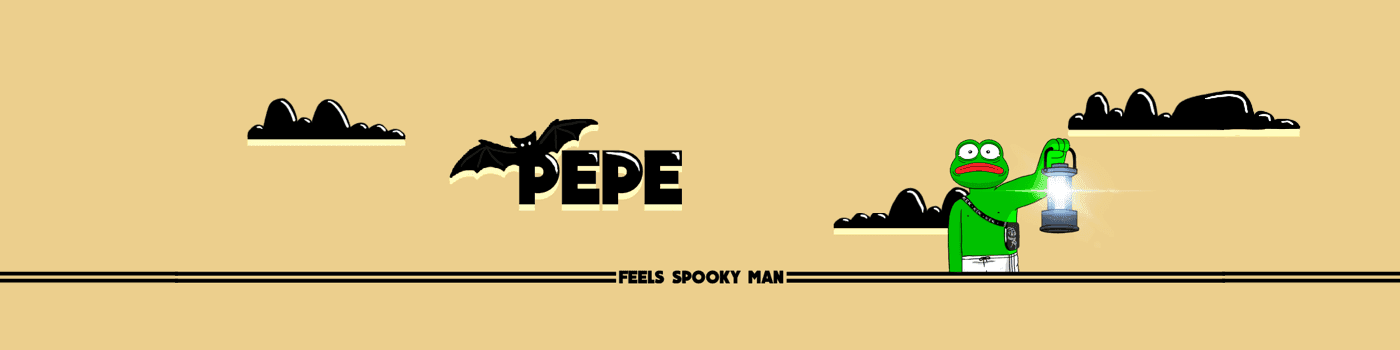 Pepe Spookey banner