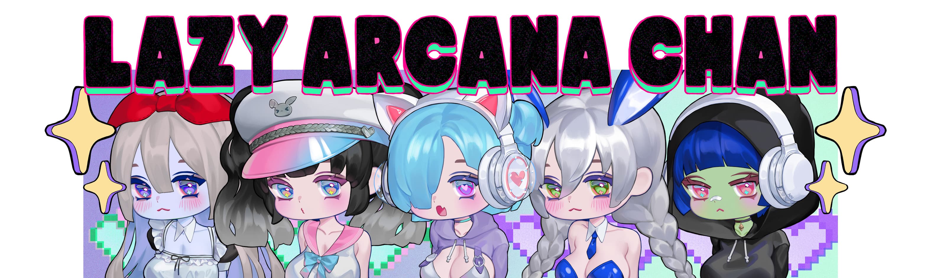LAZY ARCANA CHAN banner
