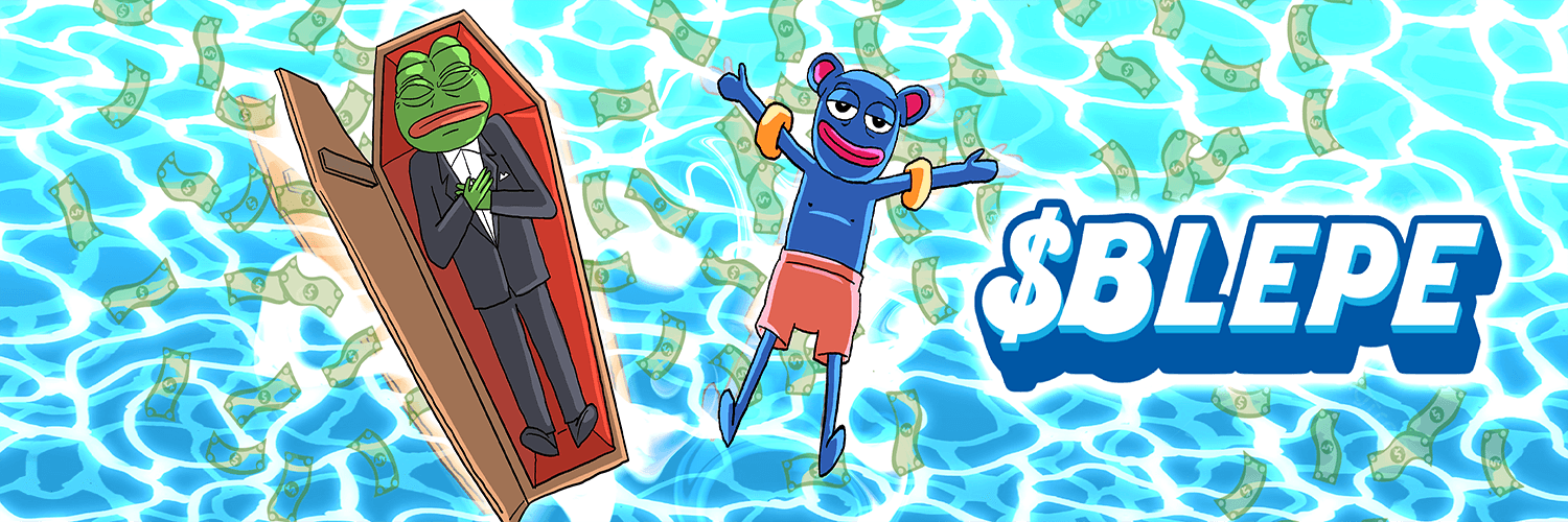 Blepe the Blue banner