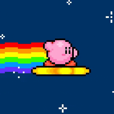 Nyan Kirby banner