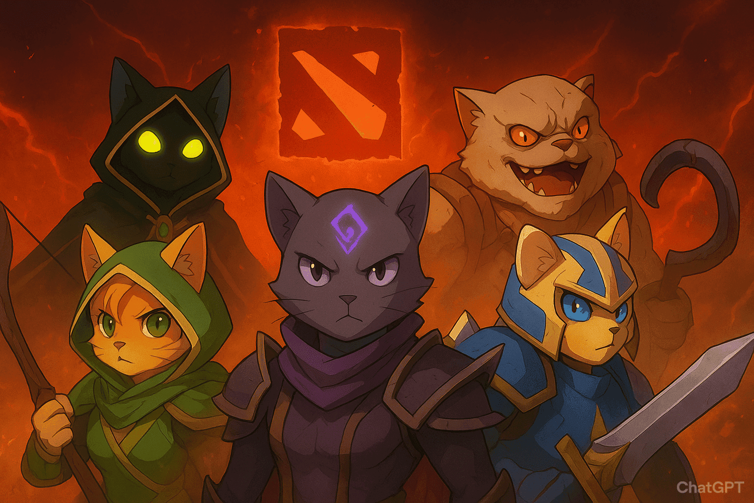 Supercat Dota 2 in Superposition banner