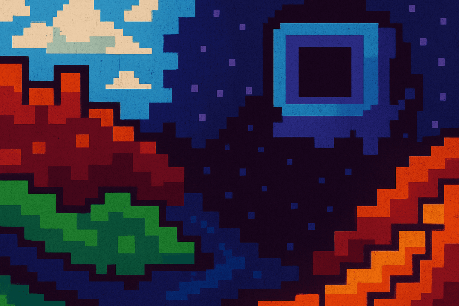 8-BIT WORLD banner
