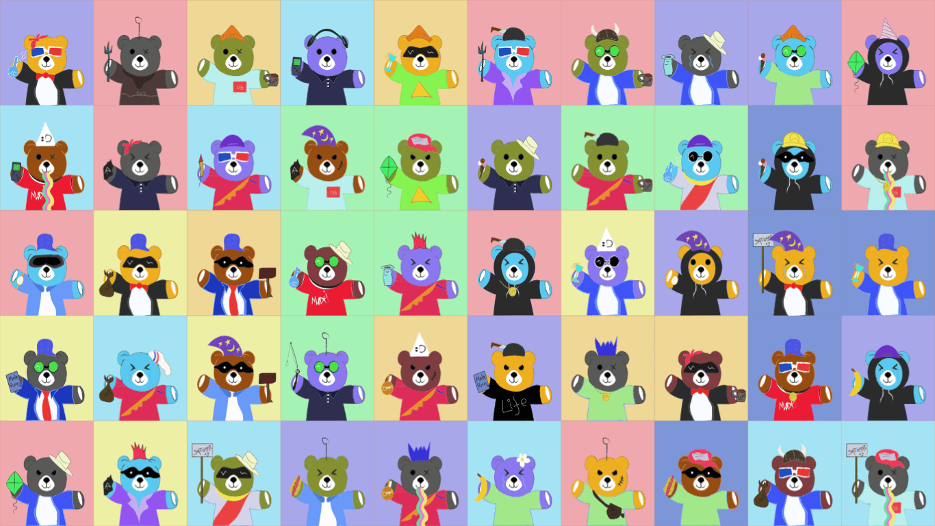 Abstract Puppets banner