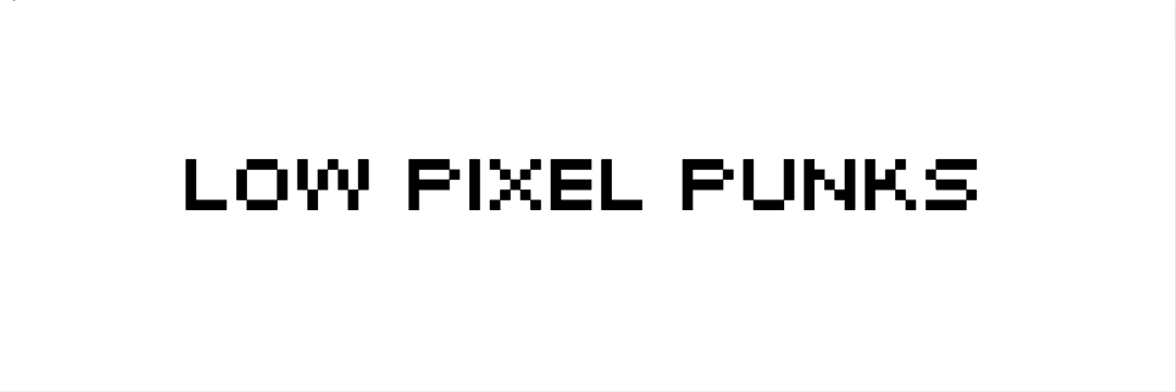 Low Pixel Punks banner