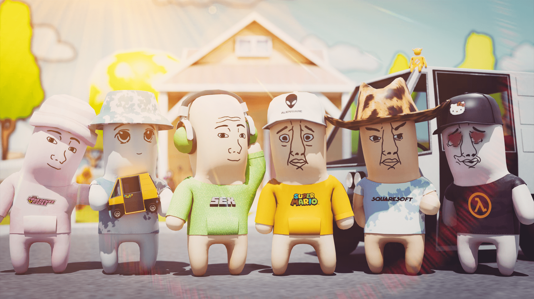 Chuddies: 3D banner