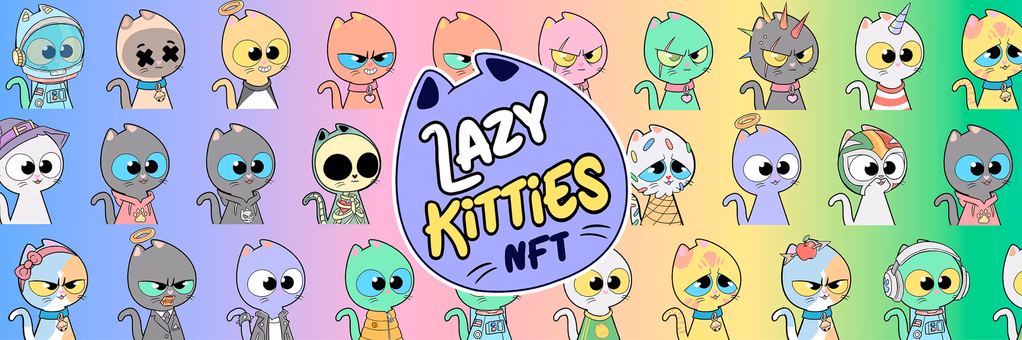 Lazy Kitties banner