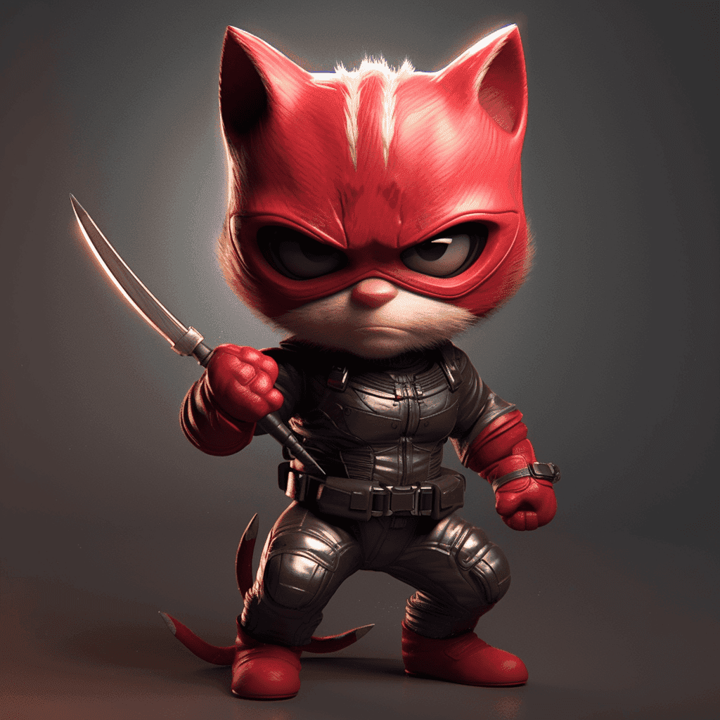 Superheroes like cats #2