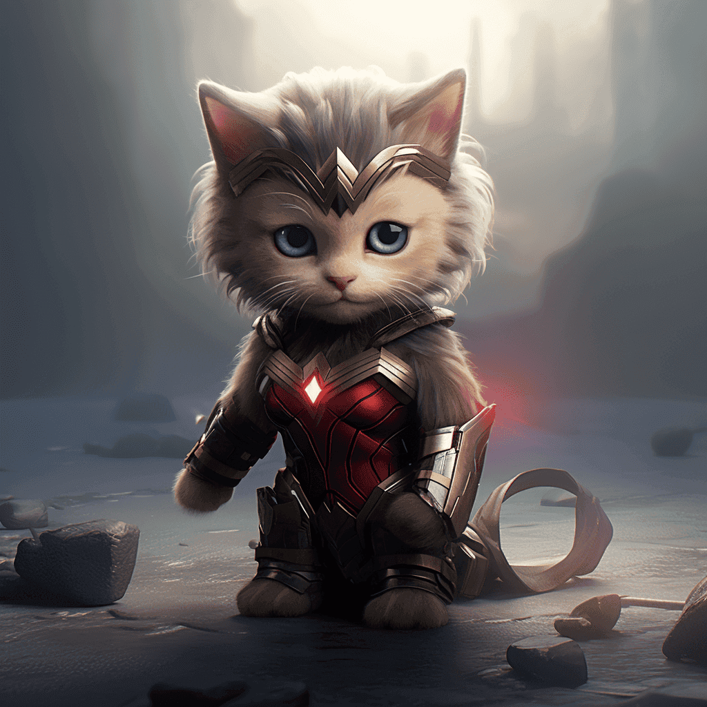 Superheroes like cats #22